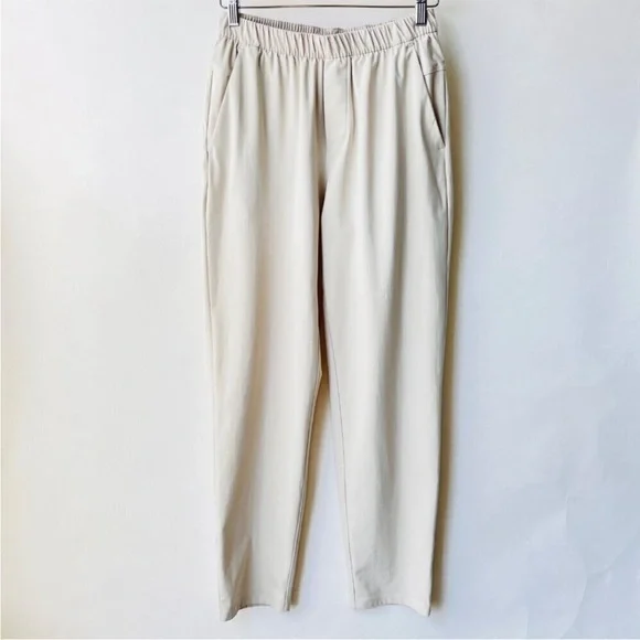 Lululemon Men ABC stretchy pull on pants, khaki, Size XS